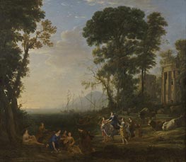 Coast Scene with Europa and the Bull | Claude Lorrain | Painting Reproduction