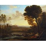 Landscape with Paris and Oenone (The Ford) | Claude Lorrain