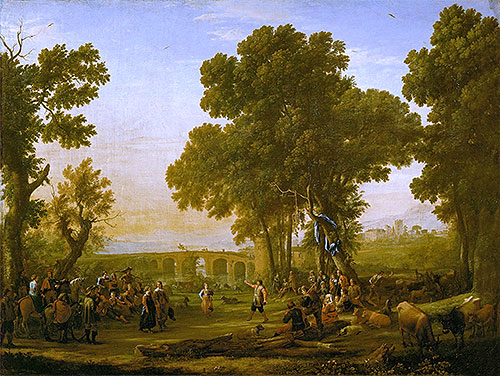 The Village Festival, 1639 | Claude Lorrain | Giclée Leinwand Kunstdruck