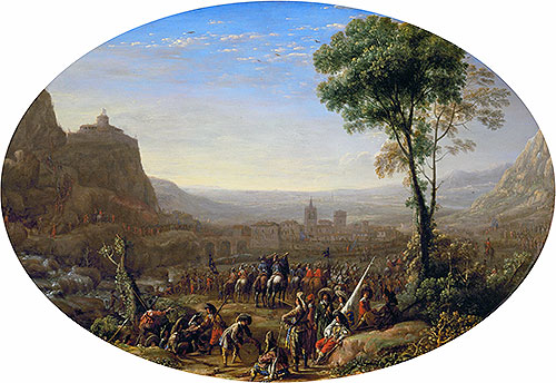 Louis XIII Takes the Pass at Suse in 1629, c.1631 | Claude Lorrain | Giclée Canvas Print