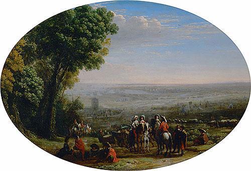 Siege of La Rochelle by Louis XIII, 1628, c.1631 | Claude Lorrain