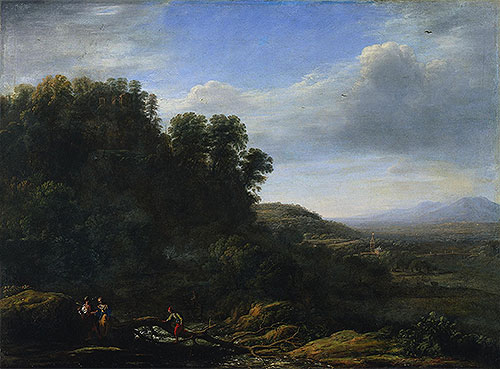 Italian Landscape, c.1630 | Claude Lorrain | Giclée Leinwand Kunstdruck