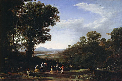 Villagers Dancing, c.1635/40 | Claude Lorrain