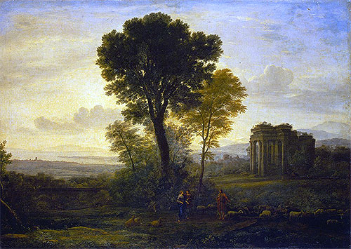 Landscape with Jacob, Rachel and Leah at the Well, 1666 | Claude Lorrain