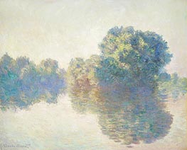 The Seine at Giverny | Claude Monet | Gemälde Reproduktion
