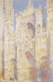 Claude Monet | Rouen Cathedral, West Facade, Sunlight | Giclée Canvas Print