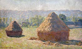Monet | The Haystacks or The End of the Summer at Giverny | Giclée Canvas Print
