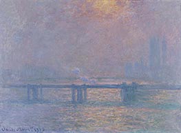 The Thames at Charing Cross | Claude Monet | Painting Reproduction