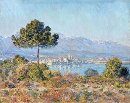 Antibes Seen from the Plateau Notre Dame | Claude Monet | Gemälde Reproduktion