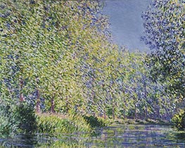 A Bend in the River Epte, Near Giverny | Claude Monet | Painting Reproduction