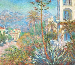 Villas at Bordighera | Claude Monet | Painting Reproduction