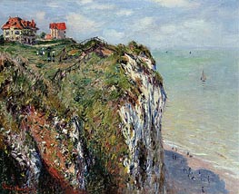 The Cliff at Dieppe | Claude Monet | Painting Reproduction