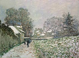 Snow at Argenteuil | Claude Monet | Gemälde Reproduktion