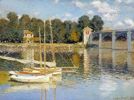 Die Brücke von Argenteuil | Claude Monet | Gemälde Reproduktion