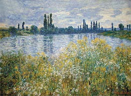Banks of the Seine, Vetheuil | Claude Monet | Gemälde Reproduktion