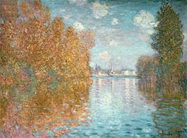 Autumn Effect at Argenteuil | Claude Monet | Painting Reproduction