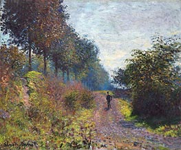 The Sheltered Path | Claude Monet | Gemälde Reproduktion