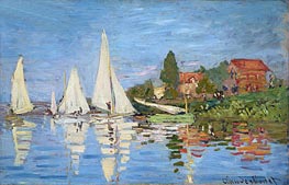Monet | Regatta at Argenteuil | Giclée Canvas Print