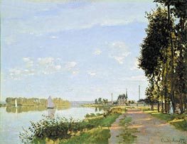 The Promenade at Argenteuil | Claude Monet | Painting Reproduction