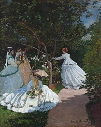 Women in the Garden | Claude Monet | Gemälde Reproduktion