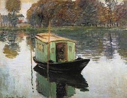 The Studio Boat | Claude Monet | Painting Reproduction