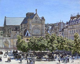 Saint Germain l'Auxerrois | Claude Monet | Painting Reproduction