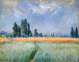 Claude Monet | Wheat Field, Corn | Giclée Canvas Print