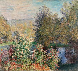 Corner of the Garden at Montgeron | Claude Monet | Painting Reproduction