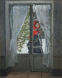 The Red Cape (Madame Monet) | Claude Monet | Gemälde Reproduktion