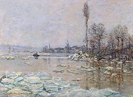 Le debacle - The Ice-Flows (Breakup of Ice) | Claude Monet | Painting Reproduction