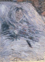 Camille Monet on her Deathbed, 1879 by Claude Monet | Canvas Print