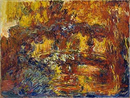 The Japanese Footbridge, c.1920/22 by Claude Monet | Canvas Print