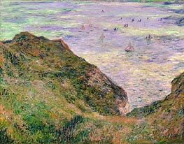 Low Tide at Varengeville, 1882 by Claude Monet | Canvas Print