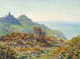The Church of Varengeville and the Gorge of Moutiers Pass | Claude Monet | Painting Reproduction