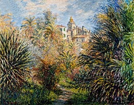 Gardens of the Villa Moreno, Bordighera | Claude Monet | Gemälde Reproduktion