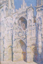 Rouen Cathedral in Full Sunlight: Harmony in Blue and Gold | Claude Monet | Gemälde Reproduktion