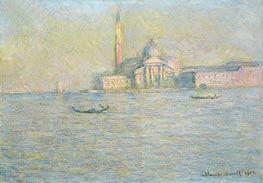 The Church of San Giorgio Maggiore, Venice, 1908 by Claude Monet | Canvas Print