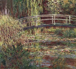 Water-Lily Pond: Pink Harmony | Claude Monet | Painting Reproduction