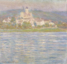 Vetheuil, Grey Effect, 1901 von Claude Monet | Leinwand Kunstdruck