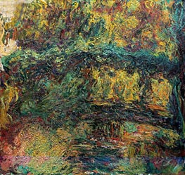 The Japanese Bridge, c.1918/24 by Claude Monet | Canvas Print