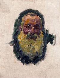 Self Portrait, 1917 von Claude Monet | Leinwand Kunstdruck