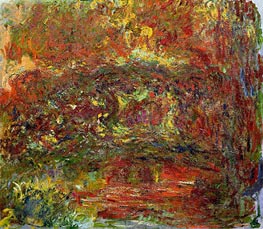 The Japanese Bridge, c.1918/24  von Claude Monet | Leinwand Kunstdruck