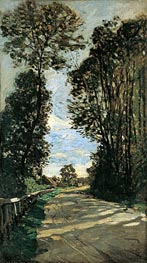 Spring (The Road to the Farm Saint Simeon), 1864 by Claude Monet | Canvas Print