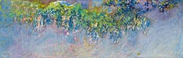 Wisteria, c.1919/20 von Claude Monet | Leinwand Kunstdruck