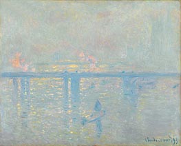 Charing Cross Bridge, 1899 by Claude Monet | Canvas Print