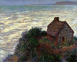 House of the Customs Officer, Varengeville, 1882 by Claude Monet | Canvas Print
