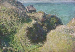 Gorge of the Petit Ailly, Varengeville, 1897 von Claude Monet | Leinwand Kunstdruck