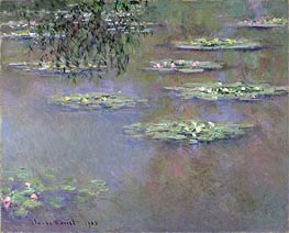 Water Lilies, 1903 von Claude Monet | Leinwand Kunstdruck