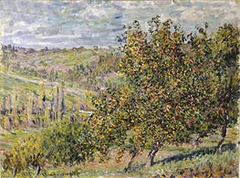 Apple Blossom, 1878 von Claude Monet | Leinwand Kunstdruck