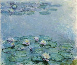 Water Lilies, n.d. von Claude Monet | Leinwand Kunstdruck